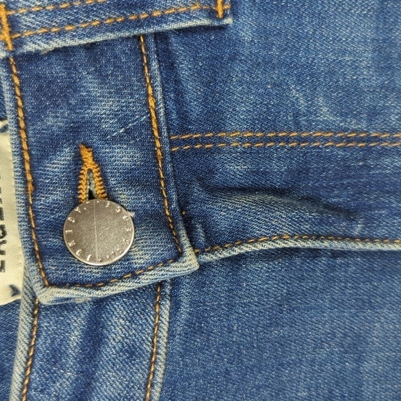 L'AGENCE Mid Rise Flare Jeans Womens 25 Blue Flare Jeans - Picture 6 of 12